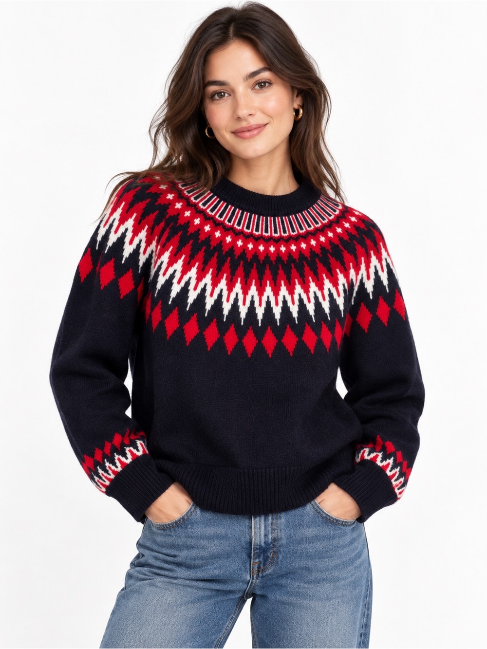 H&M Fair Isle Wool Sweater